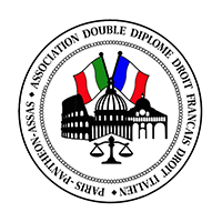Logo de l'association du Double diplôme Droit français et Droit italien