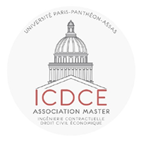 Logo de l'association ICDCE (Ingénierie contractuelle droit civil économique)
