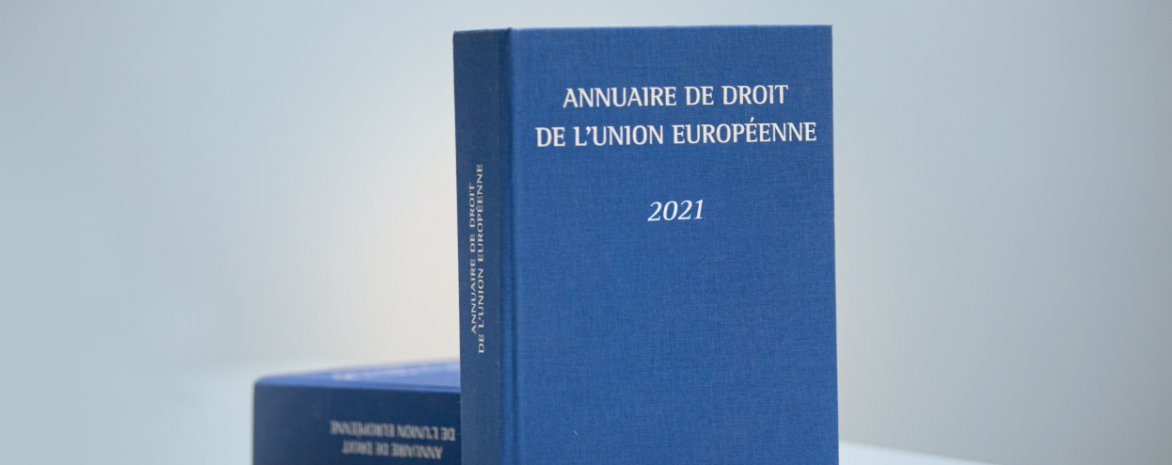 Annuaire de droit de l'Union européenne 2021
