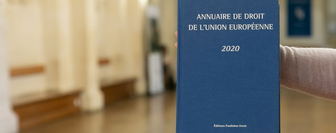Annuaire de droit de l'Union européenne 2020