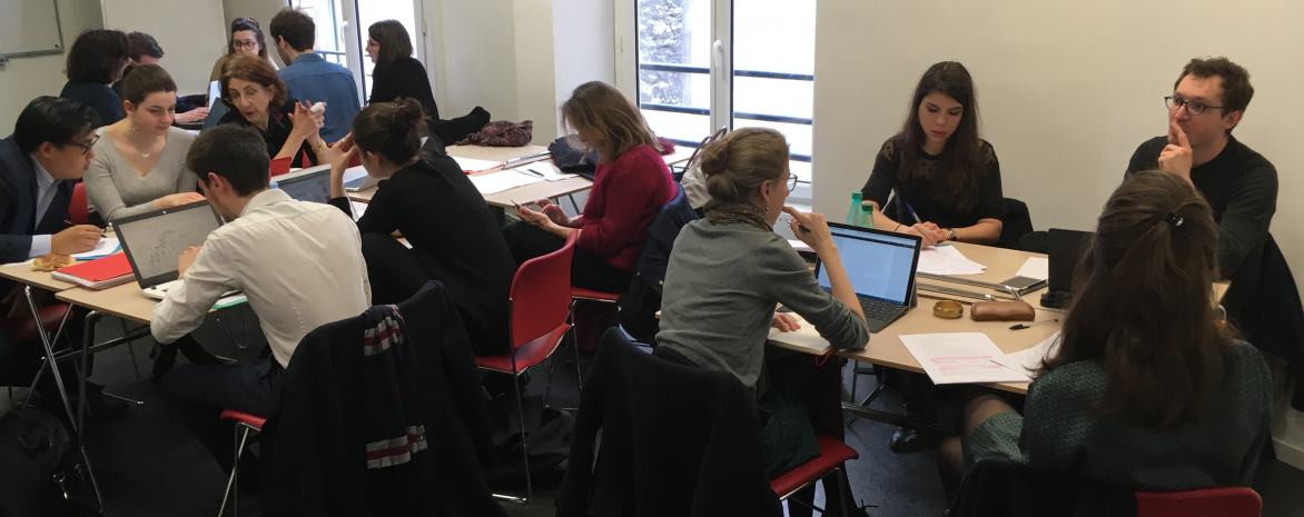 Atelier de légistique sur le droit des bibliothèques par des étudiants de Paris