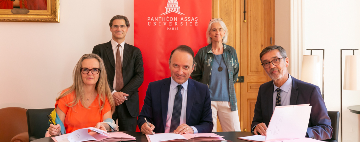 Signature d'une convention de partenariat entre l'Université Panthéon-Assas et les lycées Louis-Le-Grand et Henri IV