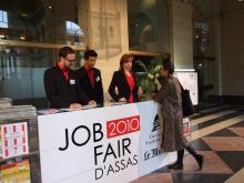  2010 Job fair au Palais Brongniart en partenariat avec le Monde