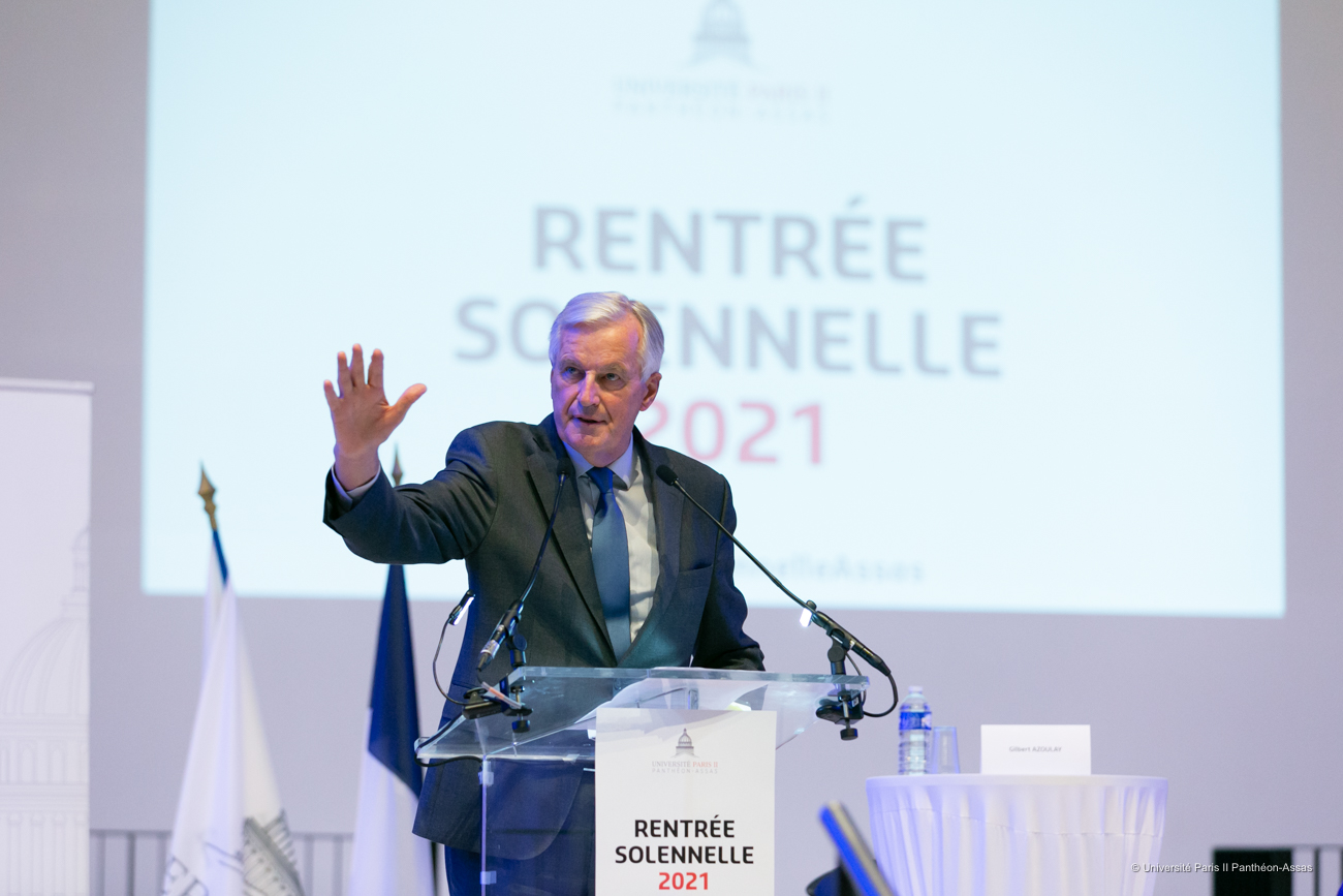 Rentrée solennelle 2021 - Allocution de Michel BARNIER